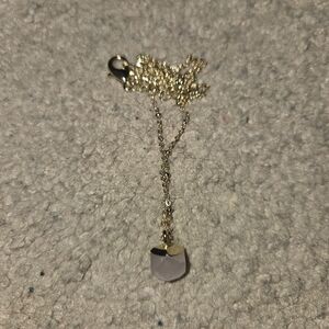 Immitation Rose Quarts Necklace